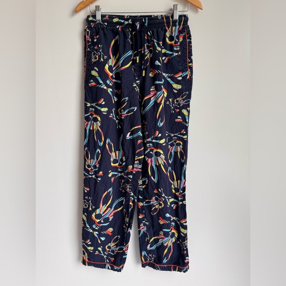 Psycho Bunny Other - PSYCHO BUNNY by Robert‎ Godley Men Pajama Pant Navy Neon Rabbit Small Pullon